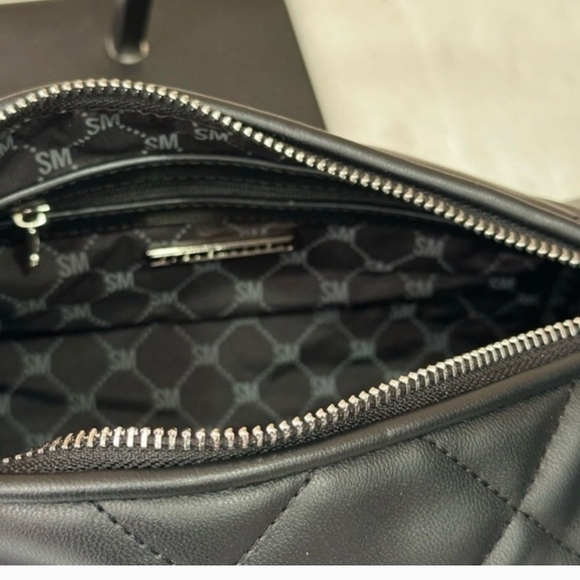 Steve Madden Black Quilted Crossbody Bag - Picture 6 of 9